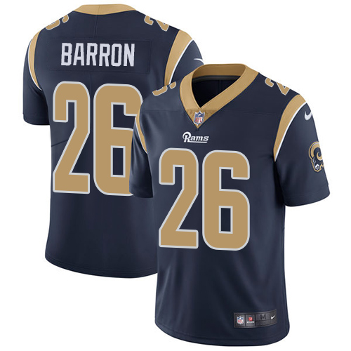 Nike Rams #26 Mark Barron Navy Blue Team Color Men's Stitched NFL Vapor Untouchable Limited Jersey - Click Image to Close